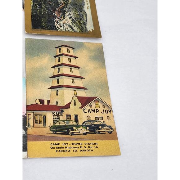 c1907 Post Card Lot South Dakota Deadwood Milbank Custer SD Sent To Hokah MN - Picture 7 of 12